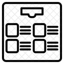 Tabel in frame  Icon