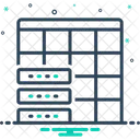 Tabela de dados  Ícone