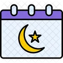 Ramazan Calendario Data Ícone