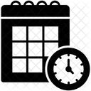 Horario Cronograma Programacao De Eventos Ícone