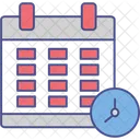 Tabela De Tempo Calendario Planejador Ícone