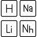 Tabela Periodica Elemento Atomo Ícone