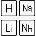 Tabela Periodica Elemento Atomo Ícone