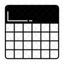 Tabelle Tabellenzeile Zeile Symbol