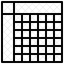 Tabelle Katalog Liste Zeitplan Diagramm Symbol