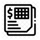 Tabellenkalkulation Daten Diagramm Symbol