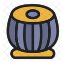 Tabla Drum Musical Instrument Icon