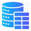 Tabla De Base De Datos Sql Gestion De Base De Datos Icono