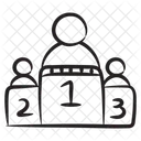 Clasificacion Podio De Ganadores Campeon Icono