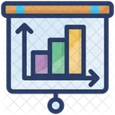 Grafico De Crecimiento Analisis De Negocios Presentacion Grafica Icono