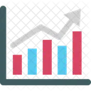 Grafico De Crecimiento Grafico De Lineas Grafico De Barras Icono