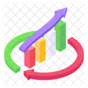 Grafico De Crecimiento Analisis De Negocios Crecimiento Empresarial Icono