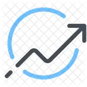 Grafico De Crecimiento Crecimiento Empresarial Estadisticas Icono