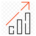 Grafico De Crecimiento Analisis De Datos Grafico De Progreso Icono