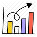 Grafico De Ascenso Grafico De Crecimiento Grafico De Crecimiento Icono