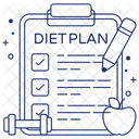 Tabla de dieta  Icono