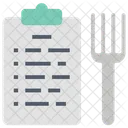 Tabla de dieta  Icono