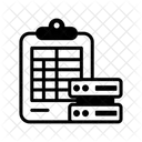 Tabla de frecuencia de datos  Icono
