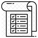 Tabla De Frecuencias Tabla De Datos Hoja De Calculo Icono