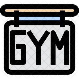 Tabla de gimnasio  Icono