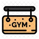 Tabla de gimnasio  Icono