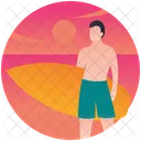 Surf Surf Deportes Acuaticos Icono