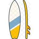 Tabla De Surf Surf Ola Icon