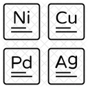 Tabla Periodica Elementos Quimicos Mendeleev Icono