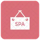 Spa Board Salon Belleza Icono