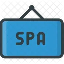 Spa Colgar Tablero Icono