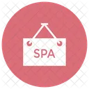 Spa Board Salon Belleza Icono