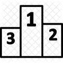 Tablas De Clasificacion Tribuna De Medallas Podio Icono
