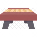 Table Furniture Wooden Icon