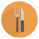 Table Knife Fork Icon
