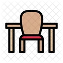 Chair Table Desk Icon