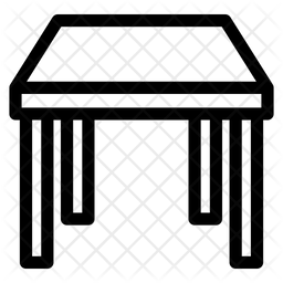 Table Icon Of Line Style Available In Svg Png Eps Ai Icon Fonts