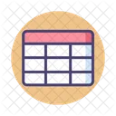 Table Computer Excel Icon