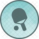 Table Tennis Racket Icon