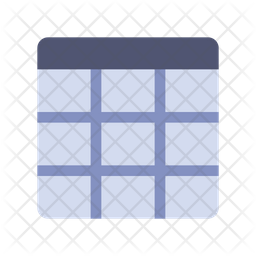 Table Icon - Download in Flat Style