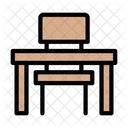 Table Chair Classroom Icon