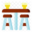 Table Beer Glass Icon