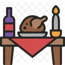 Table Food Dinner Icon
