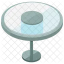 Table Glass Furniture Icon