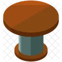 Round Barrel Table Icon