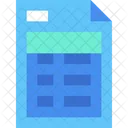 Table Spreadsheet Cell Icon