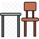 Table Chair Table Chair Icon