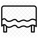 Table cloth in table  Icon