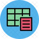 Table Content Cell Text Icon