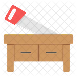 Table cutting  Icon