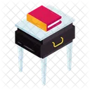 Table A Livres Table De Chevet Meuble Icon